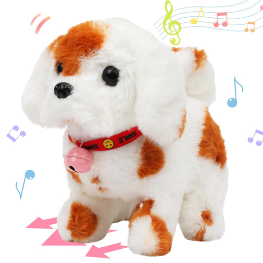 Hopearl walking dog bell moves forward for engaging pretend play and exploration.