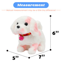 Hopearl Walking Point Dog pink walking action, engages kids with movement and sounds