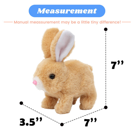 Hopearl wiggling ears bunny engages toddlers with dynamic play.