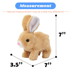 Hopearl wiggling ears bunny engages toddlers with dynamic play.