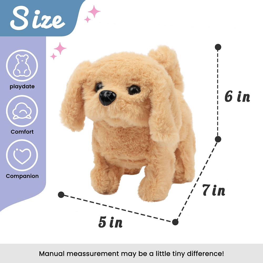 Hopearl wiggle-tailed animated dog shows interactive movement for pretend play.