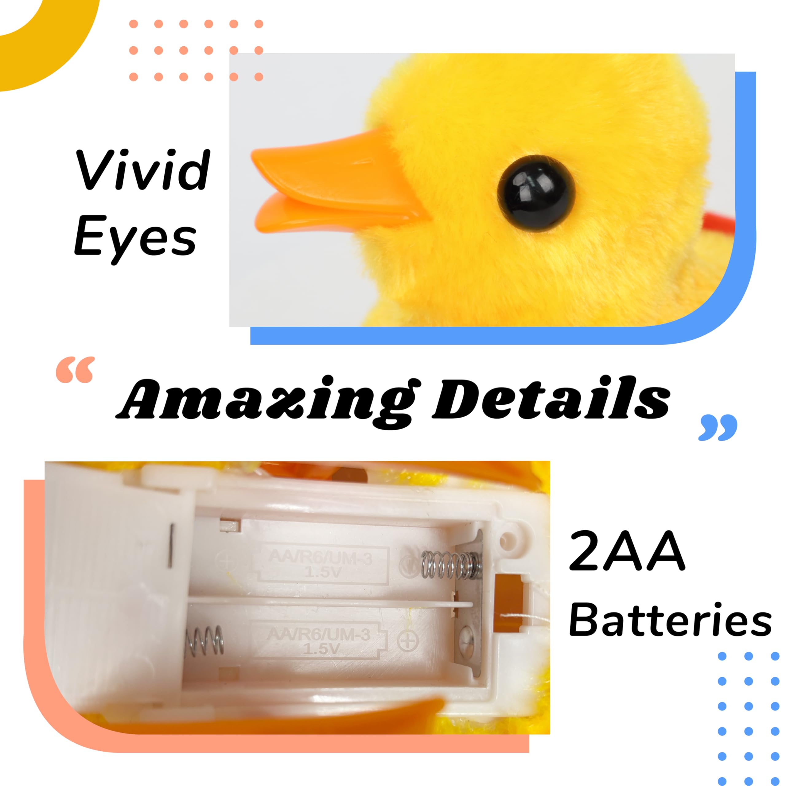 Hopearl yellow 8-inch duck provides compact, portable fun.