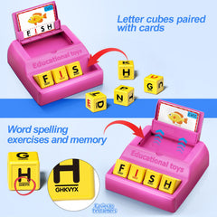 HOPEEYE cards display CVC, CVCC, CCVC, CVCE words for phonics awareness.