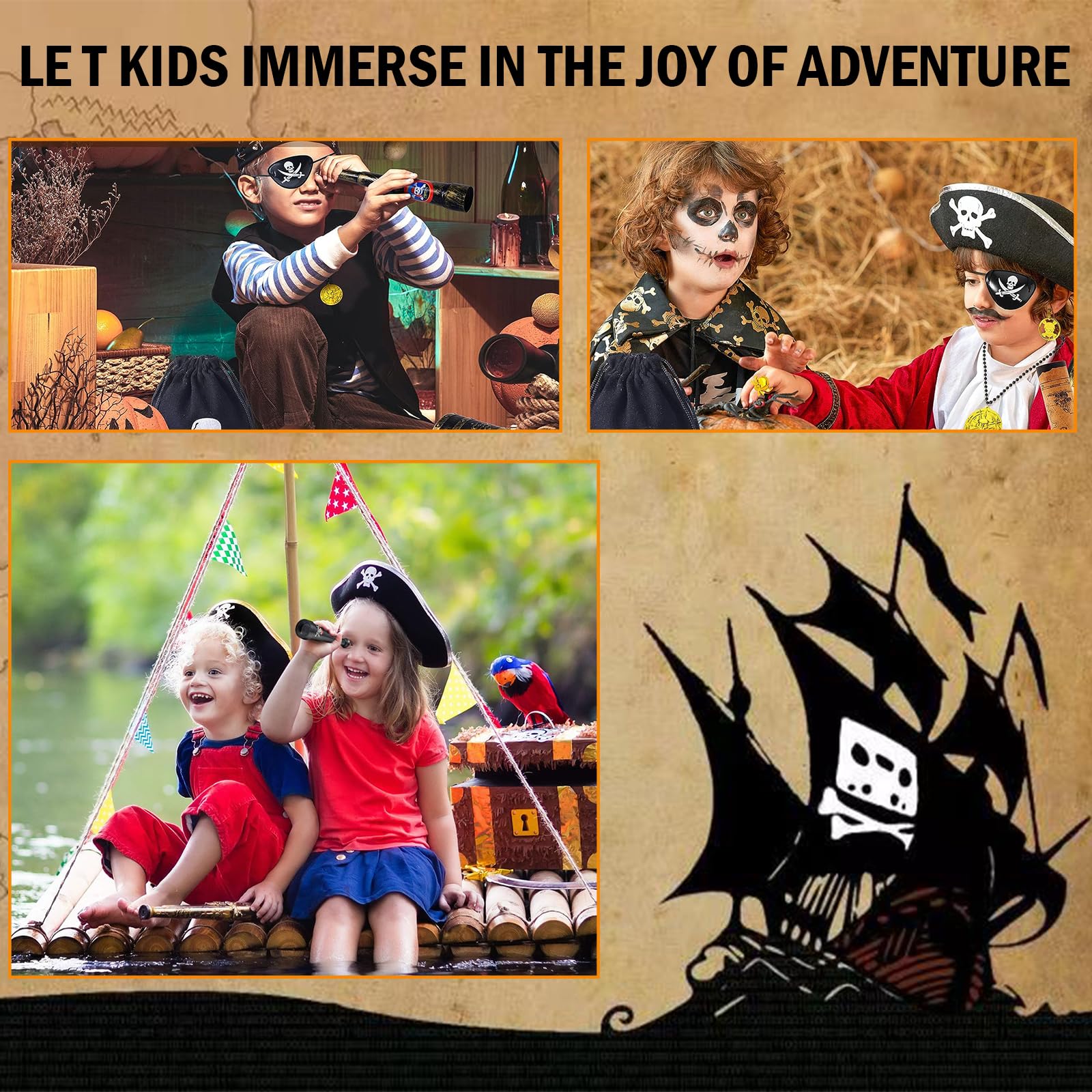 HOPELJ pirate chest as a party centerpiece for nautical themes