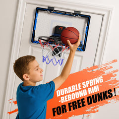 HopeRock durable steel rim and spring support safe, enthusiastic dunks.