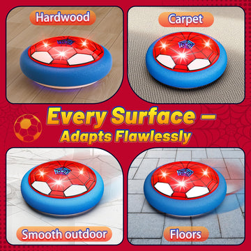 HopeRock hover ball uses replaceable batteries for flexible power options