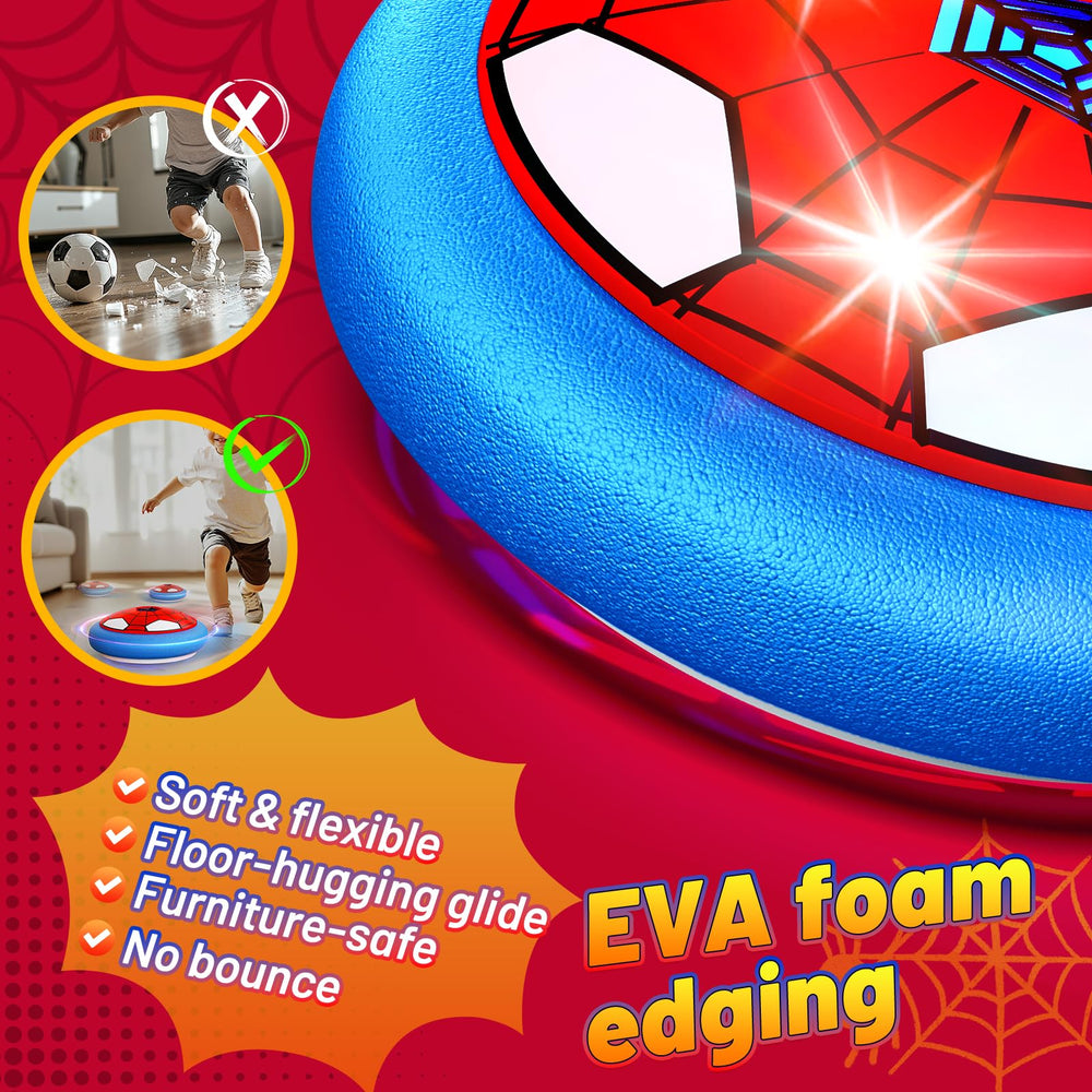 HopeRock hover soccer ball soft foam bumpers protect furniture during kicks
