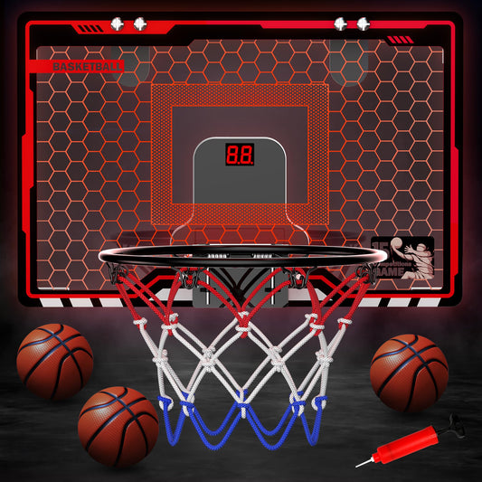 HopeRock mini hoop with scoreboard for instant score feedback