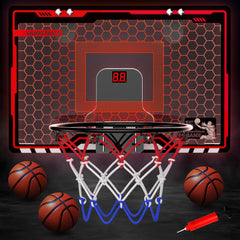 HopeRock mini hoop with scoreboard for instant score feedback