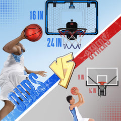 HopeRock durable steel rim and shatterproof backboard for lasting use.