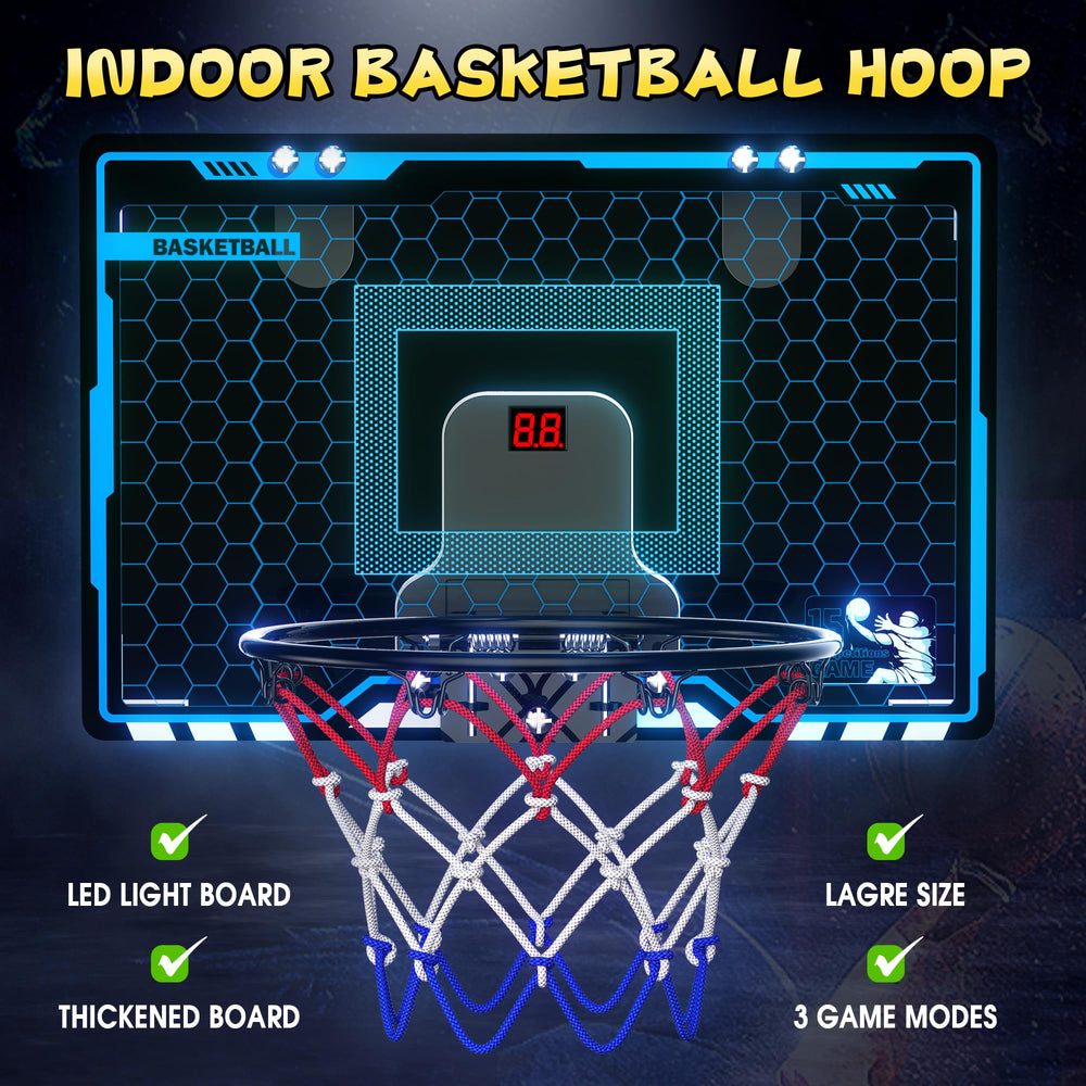 HopeRock thick backboard with shockproof construction protects doors and reduces noise