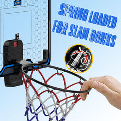 HopeRock includes two rubber basketballs for immediate games.