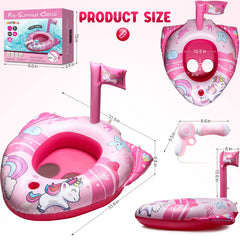 HopeRock unicorn pool float made with BPA-free vinyl for durability