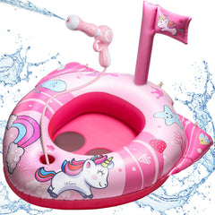 HopeRock unicorn pool float with water gun for kids' pool play