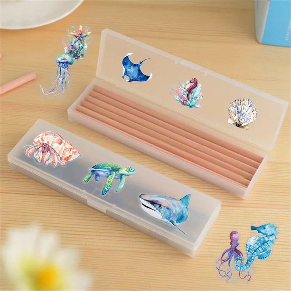 Hopetl seahorse sticker brightens planners with ocean vibes