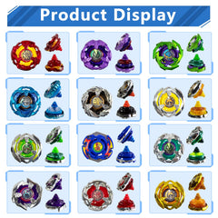 Hopture colorful designs improve visibility in fast spinning duels.