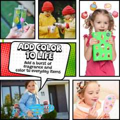 HORIECHALY large collection of 788 scented stickers for crafts