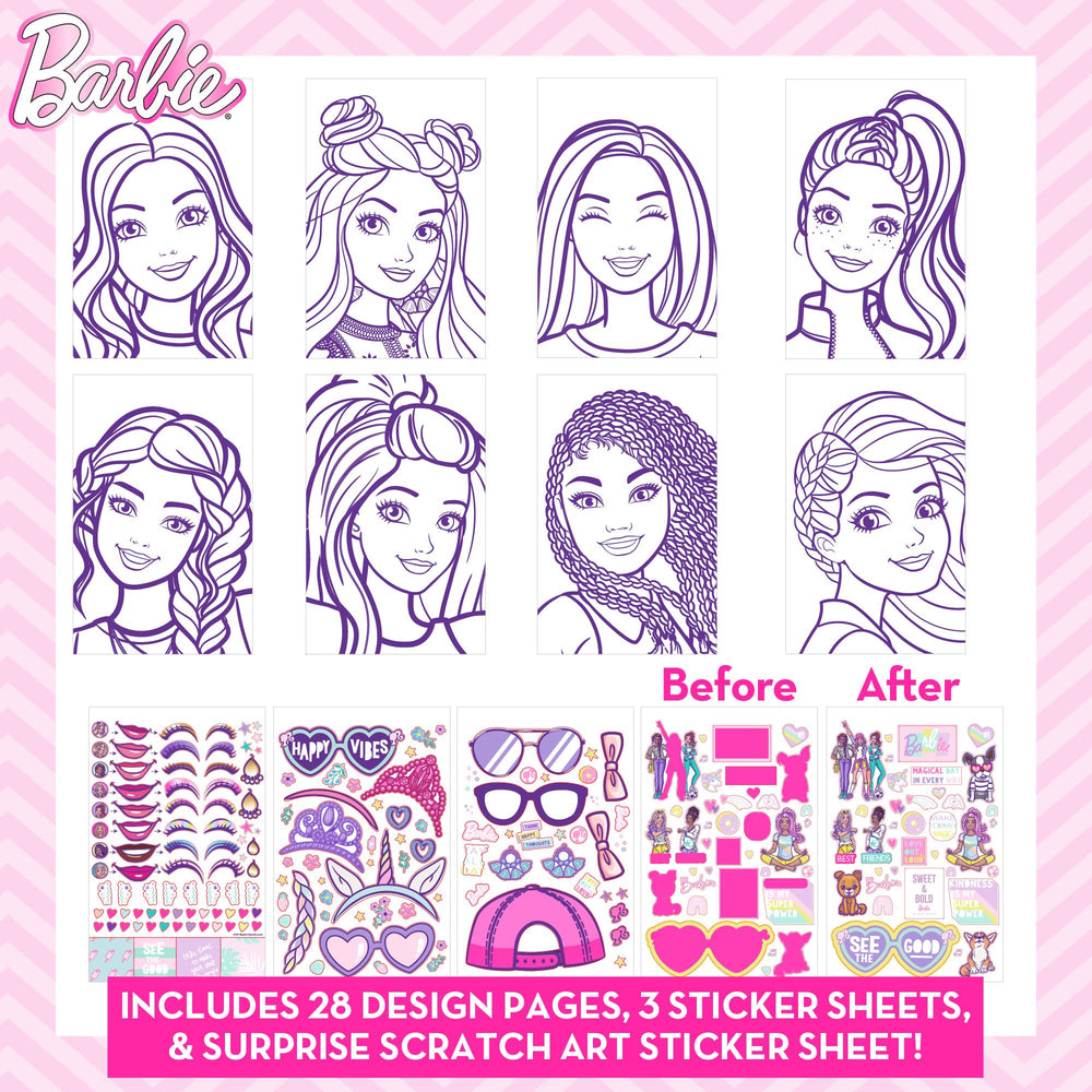 Horizon Barbie crayons and brushes for color-rich pretend makeup
