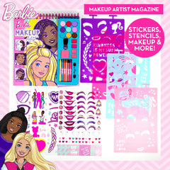 Horizon Barbie stencil sheets show hair and makeup designs for imaginative styling