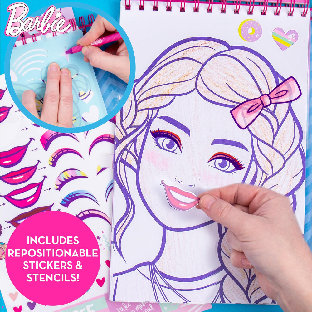 Horizon Barbie scratch art sticker sheet reveals fun surprise designs