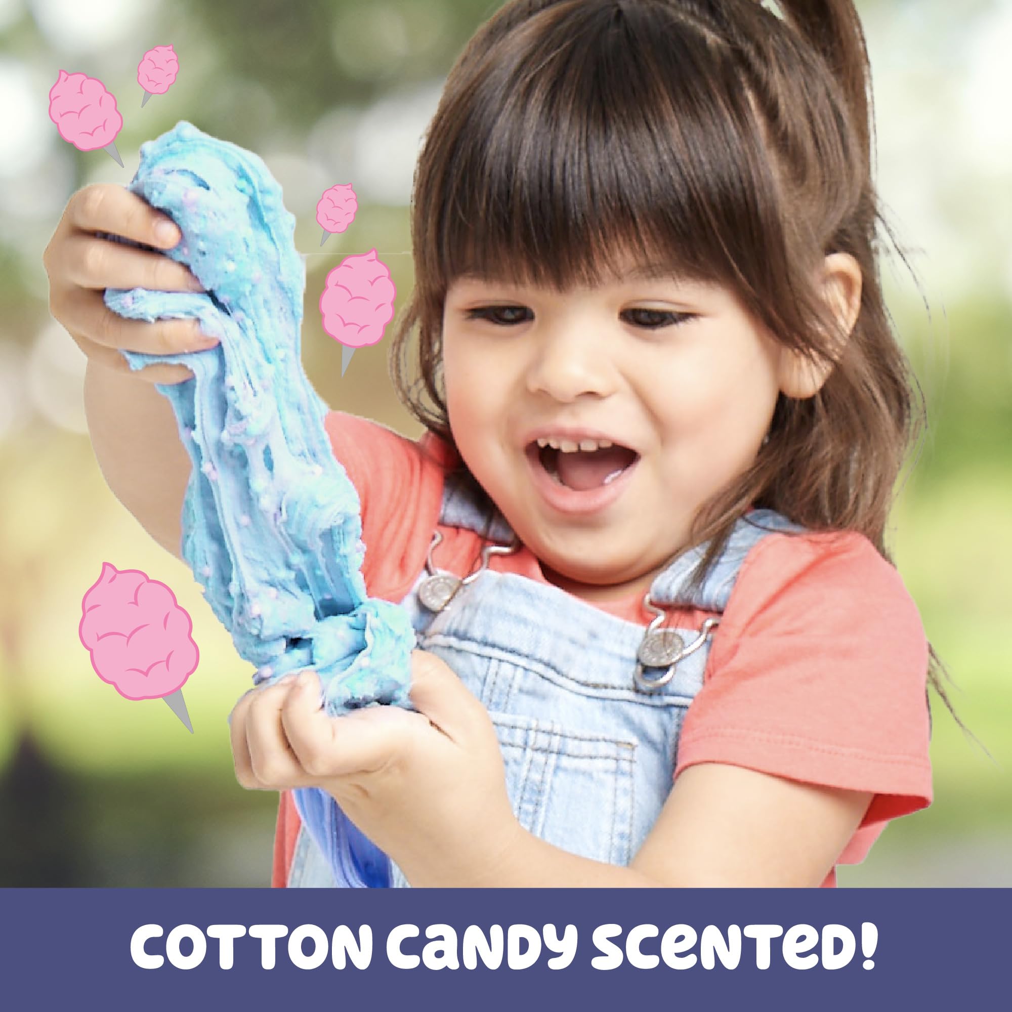 Mini foam balls add texture to the Bluey SLIMYGLOOP experience