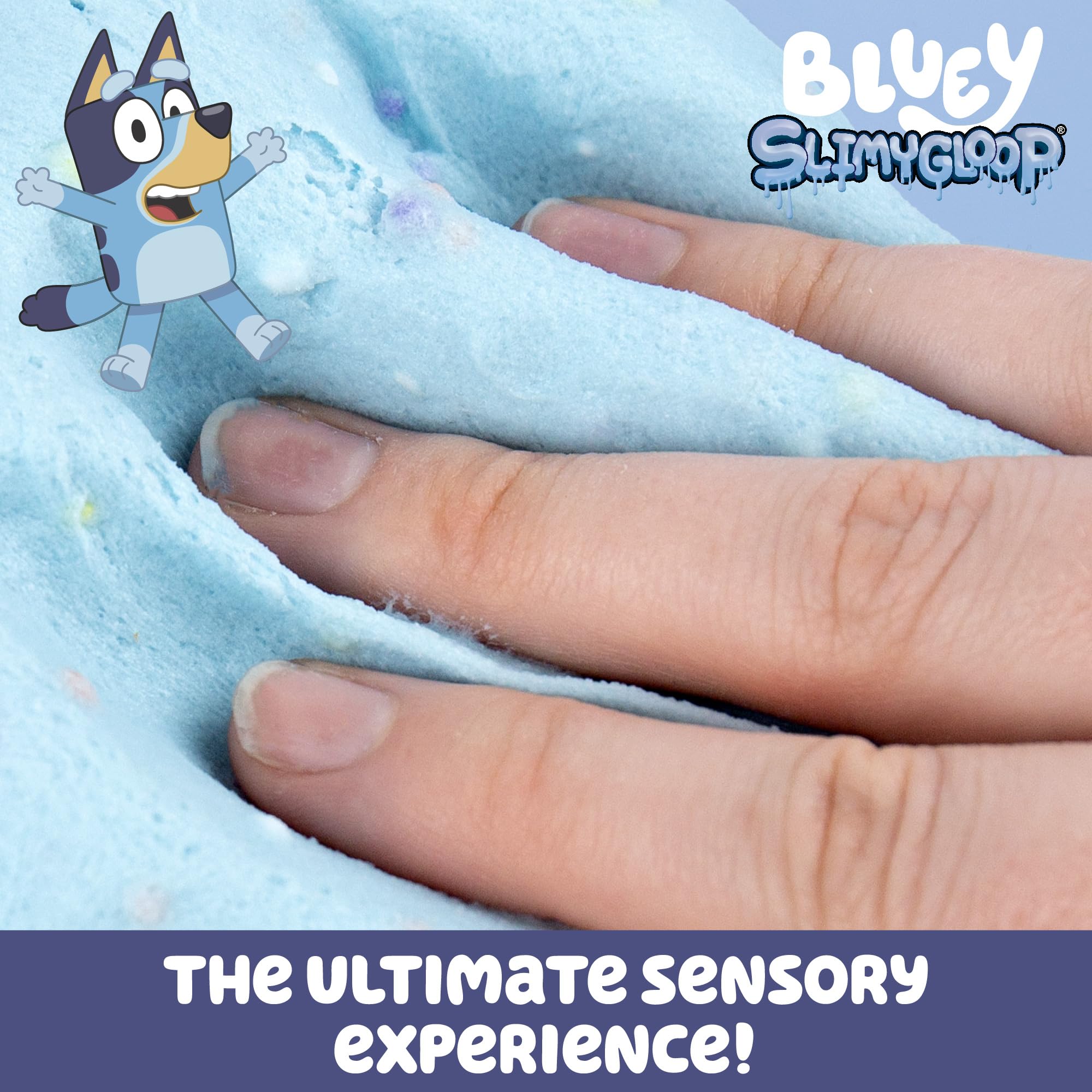 Perfect Bluey party supplies and toddler activity companion with safe slime