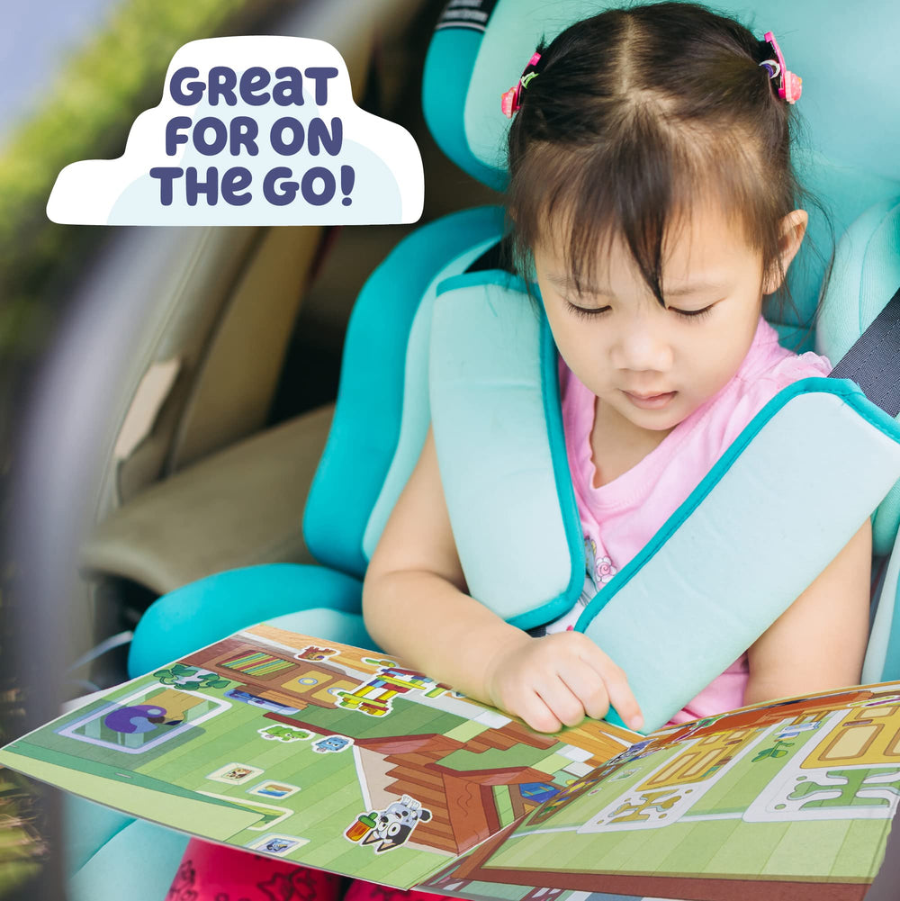 Horizon Bluey Sticker Playset on-the-go design fits travel.
