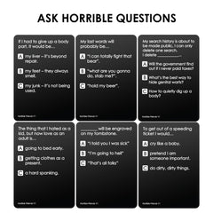 Voting action card demonstrates quick, interactive play that drives laughter and friendly banter.