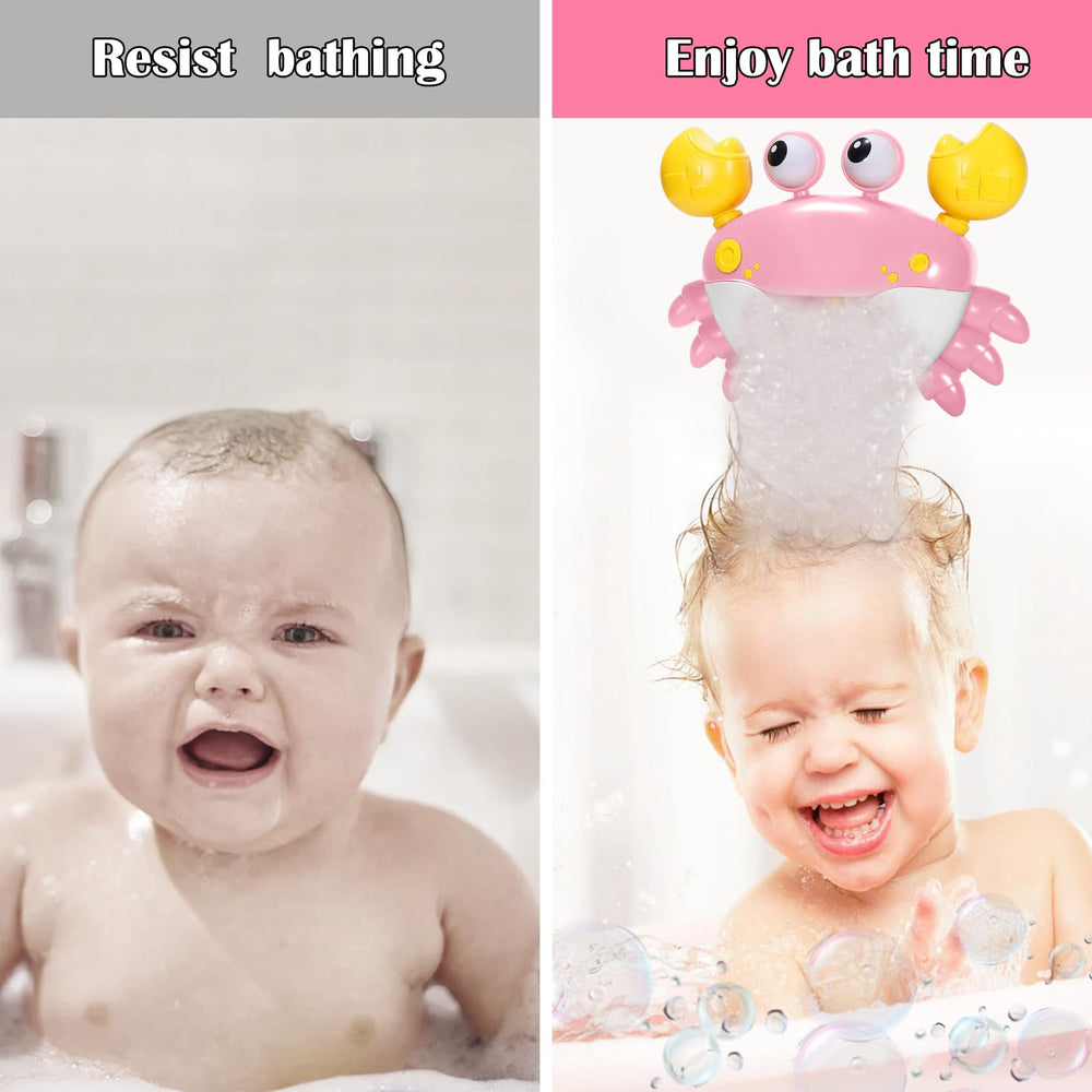 HOSBENI Crab Bubble Bath Maker sparks kids' play with music and foam