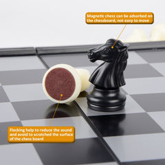 Compact folded 3-in-1 board ready for travel