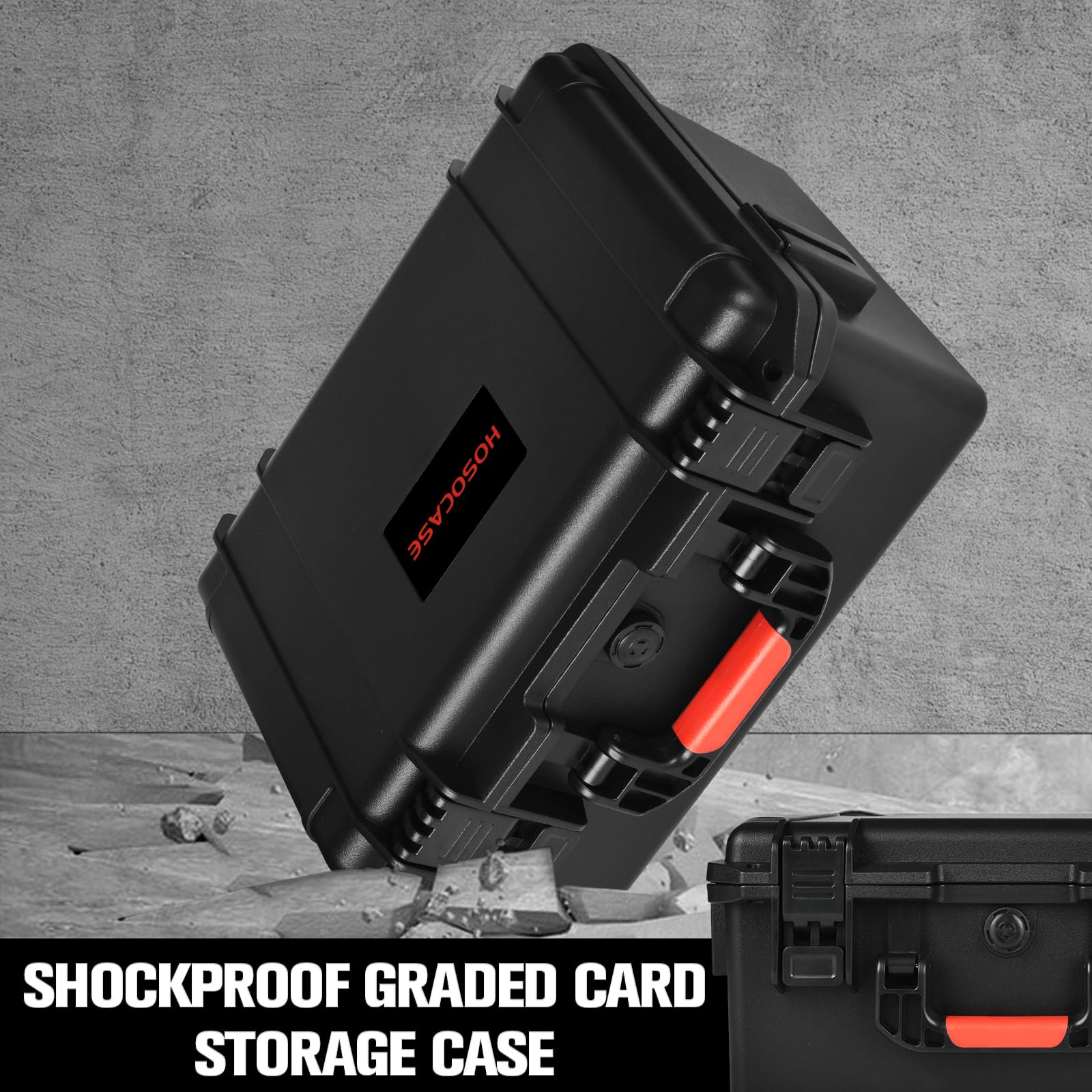 HOSOCASE Sports Card Case IP67 shell guards cards against dust and water
