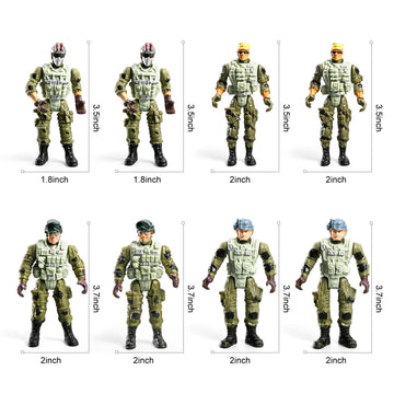 HOSPONY 58-in-1 army motorcycle set adds fast-paced chase play.