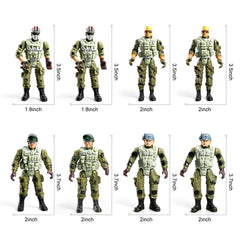 HOSPONY 58-in-1 army motorcycle set adds fast-paced chase play.