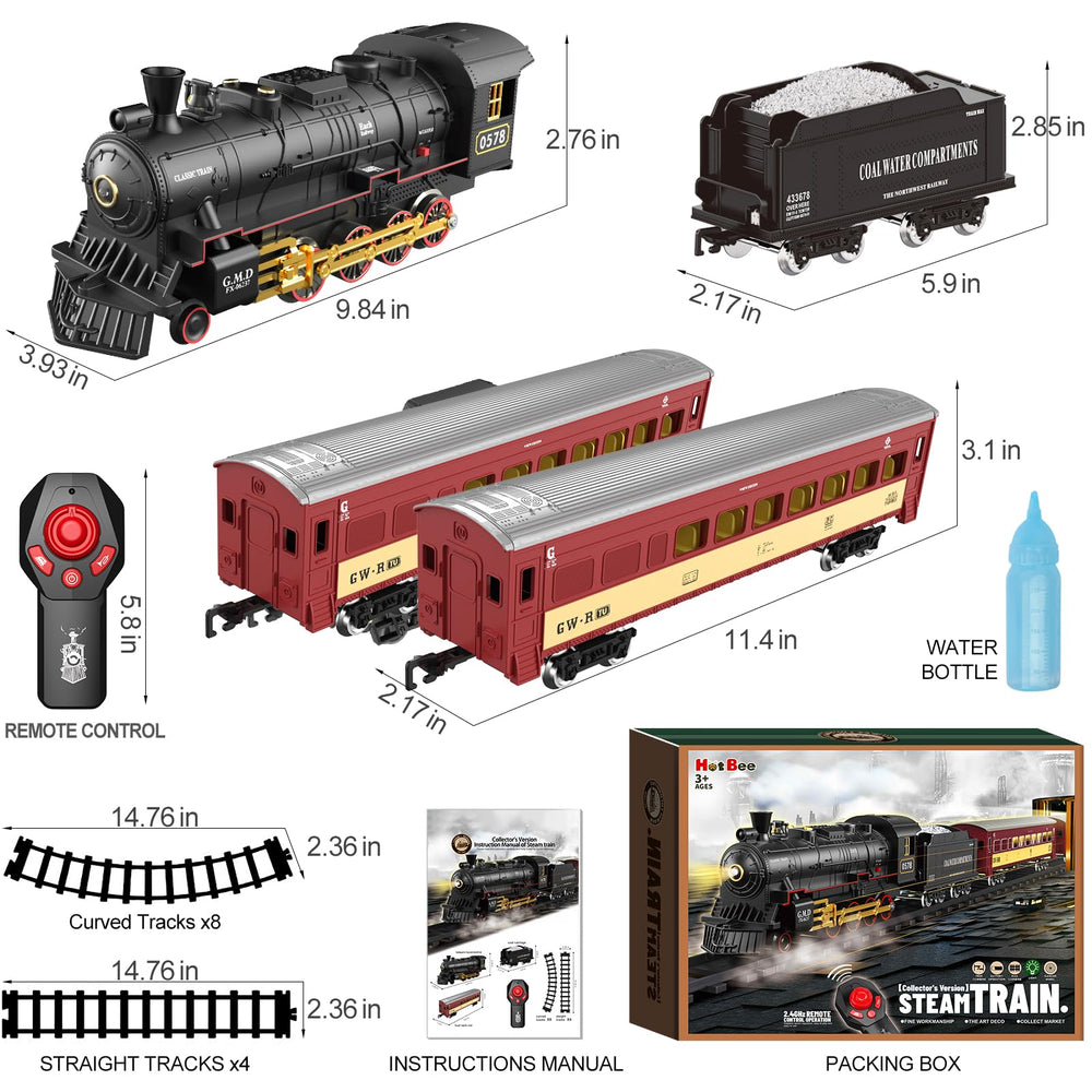 Hot Bee christmas-display train makes holiday play feel magical.