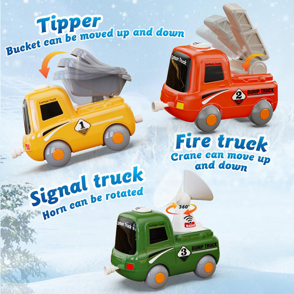 Hot Bee communication truck with magnets for easy car coupling.