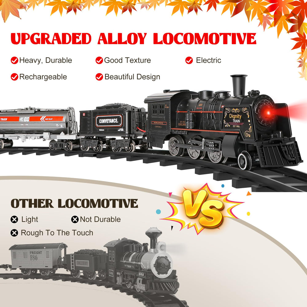 Hot Bee Train Set curved track layout demonstrates versatile configurations for creative layouts.