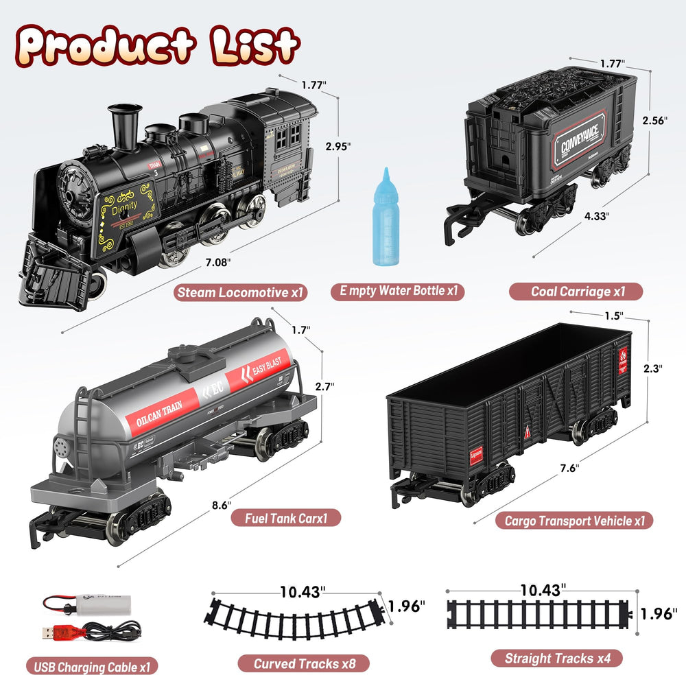 Hot Bee Train Set DIY track assembly encourages creativity and problem solving.