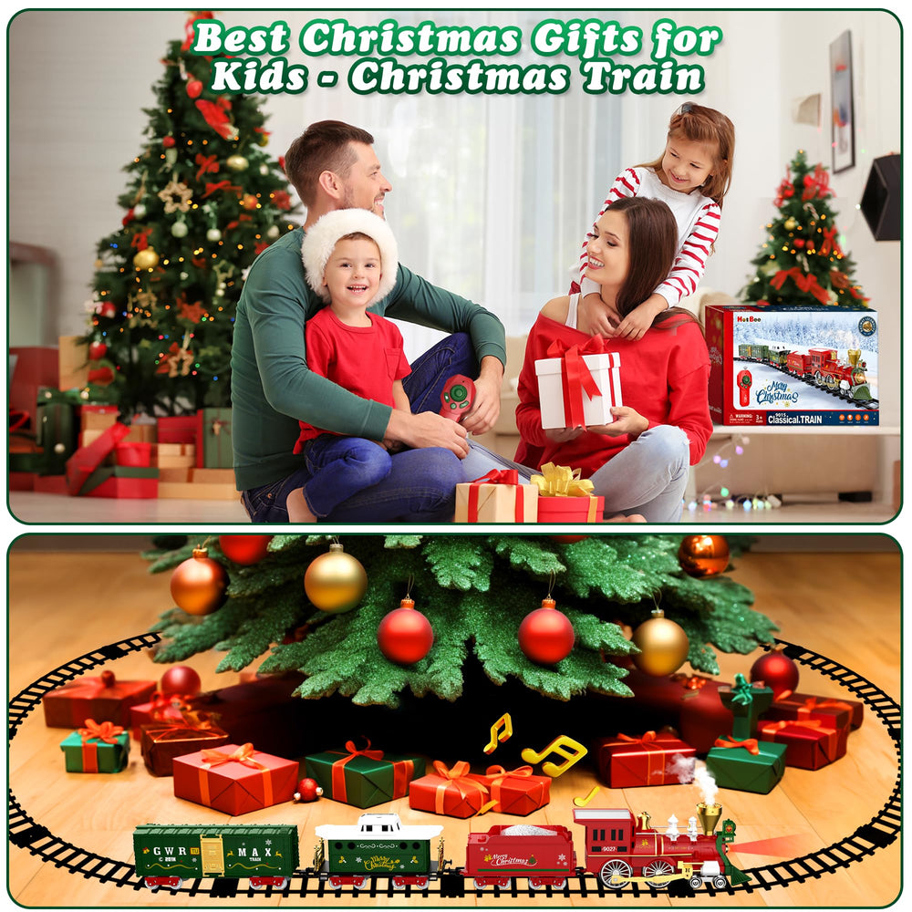 Hot Bee kids playing with the train set for imaginative fun.