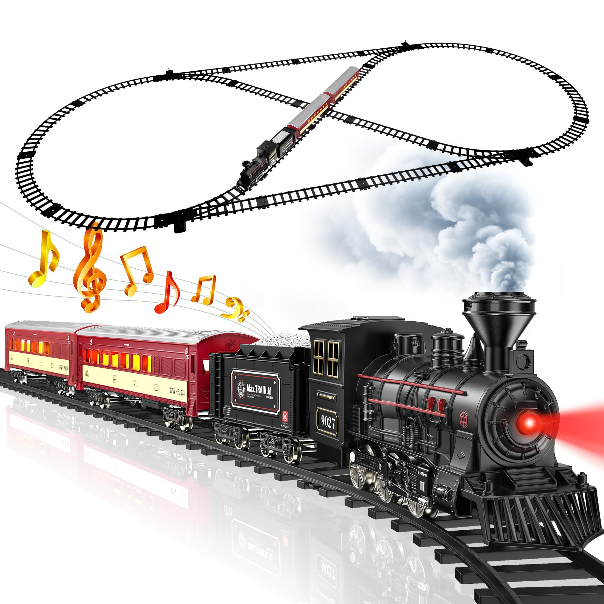 Hot Bee train set with luxury tracks and premium alloy wheels for durable play.