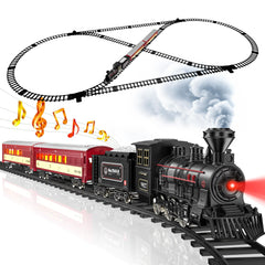 Hot Bee train set with luxury tracks and premium alloy wheels for durable play.