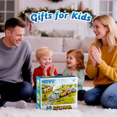 Hot Bee train set offers music mode and LED light features.