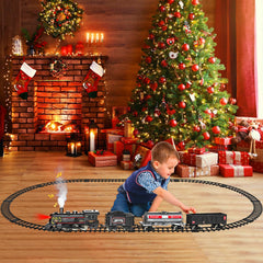 Hot Bee Train Set smoke demo captures realistic ambience with safe water vapor.