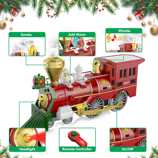 Hot Bee train set showing a circular track layout for easy setup.