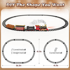 Hot Bee curved and straight tracks form a versatile layout.