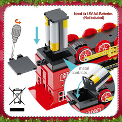 Hot Bee train toy durable ABS plastic for safe, long-lasting play.