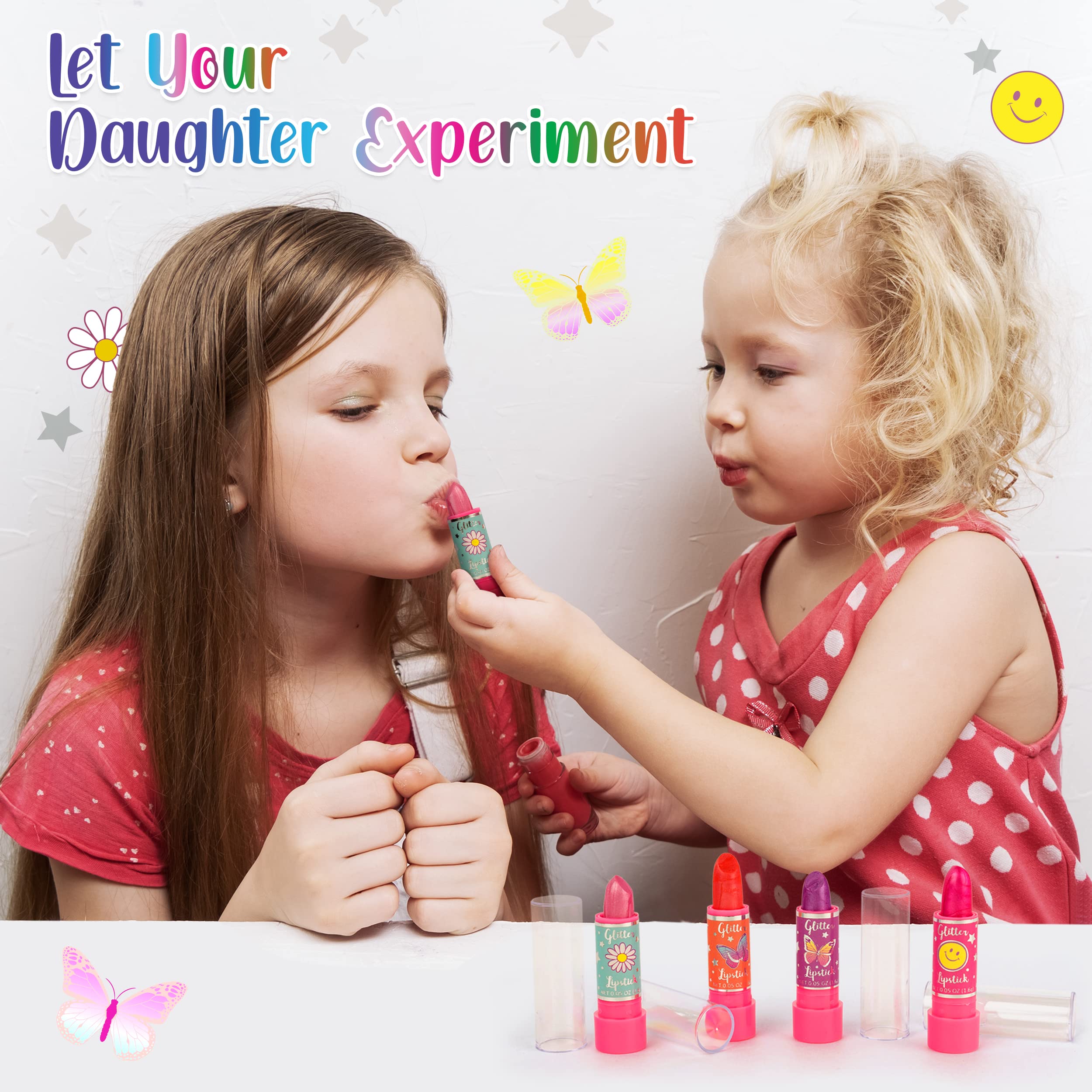 Hot Focus Toddler Makeup Kit butterfly design adds whimsy to playtime