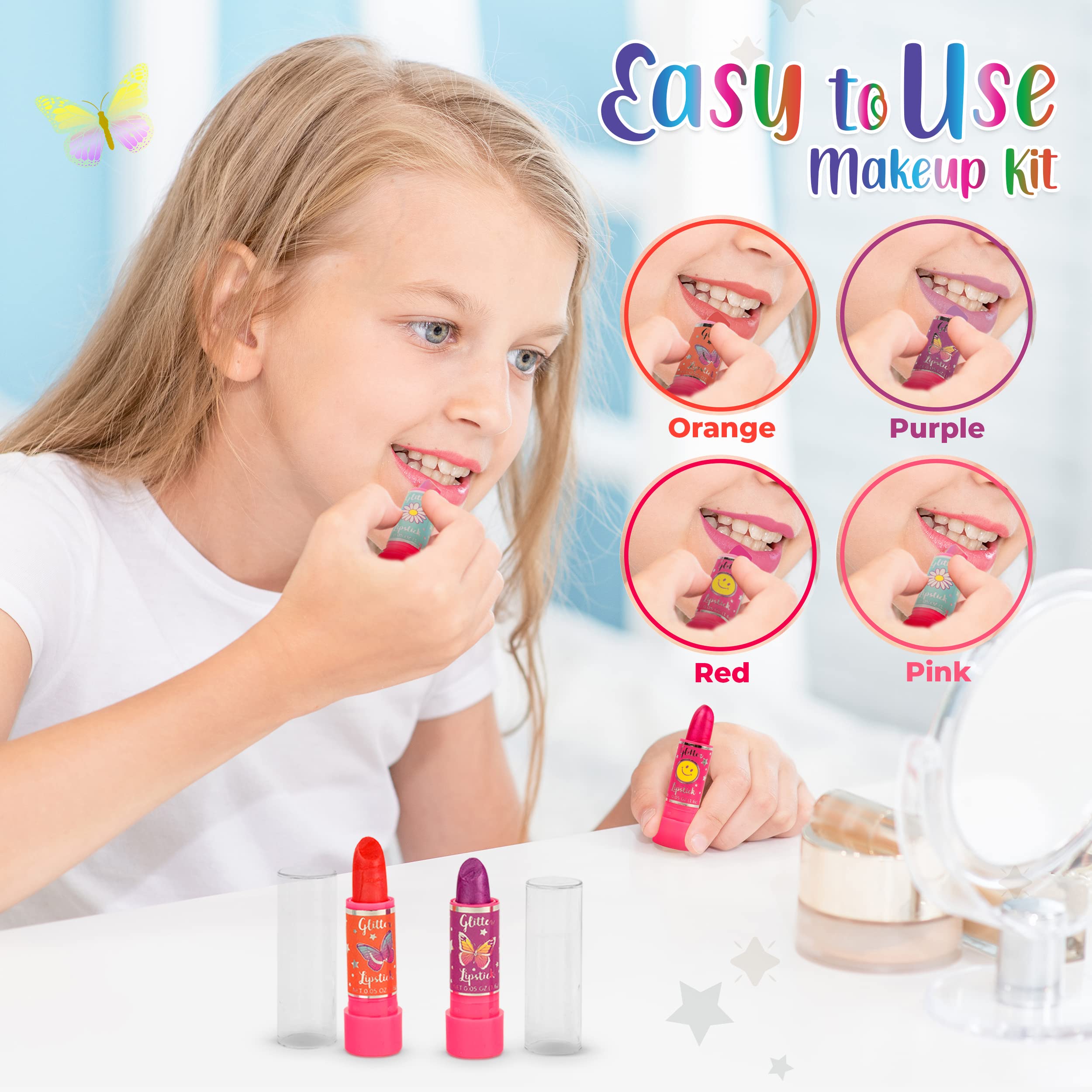 Hot Focus Toddler Makeup Kit washable formula for simple cleanup after play