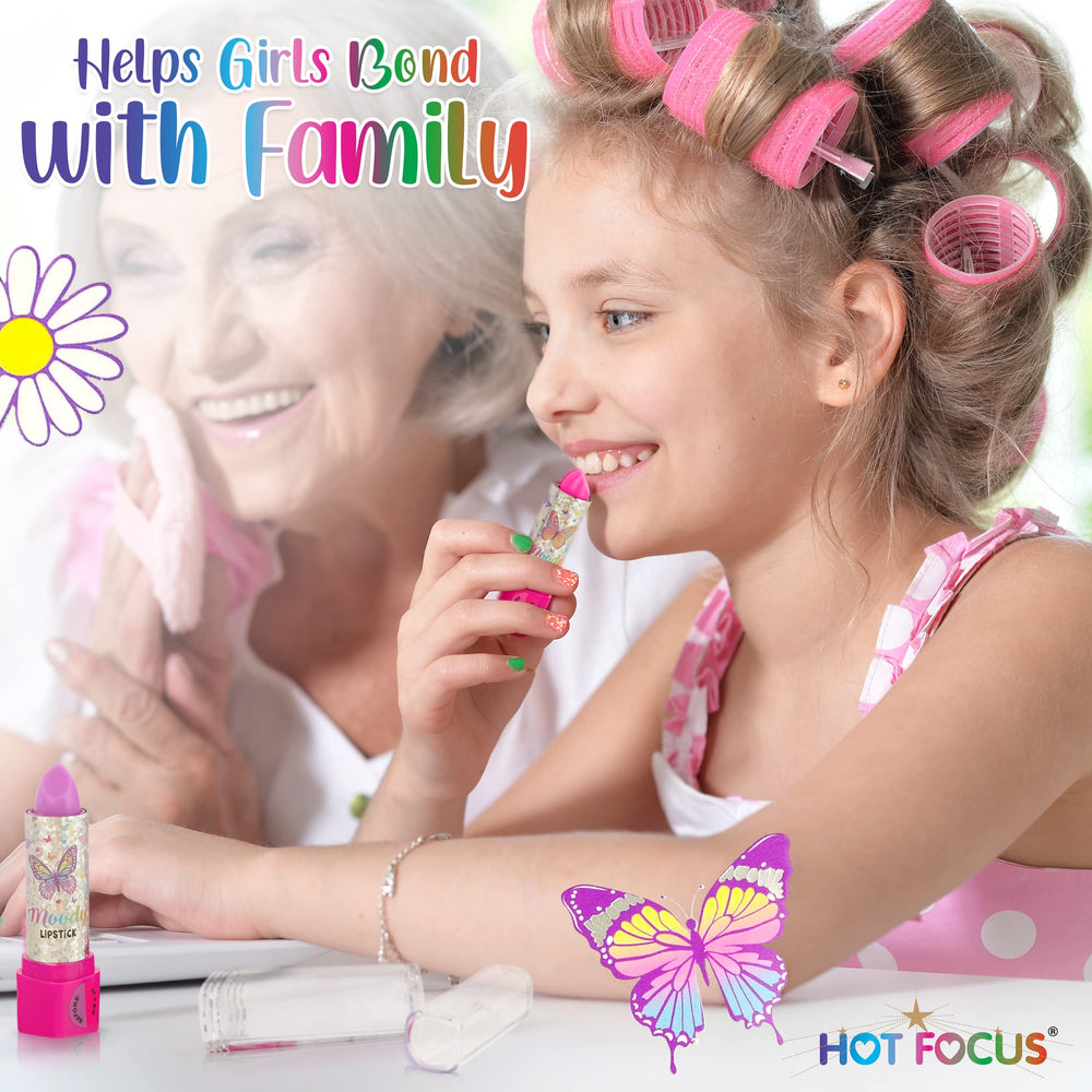 Hot Focus Toddler Makeup Kit washable materials for quick cleanup after play