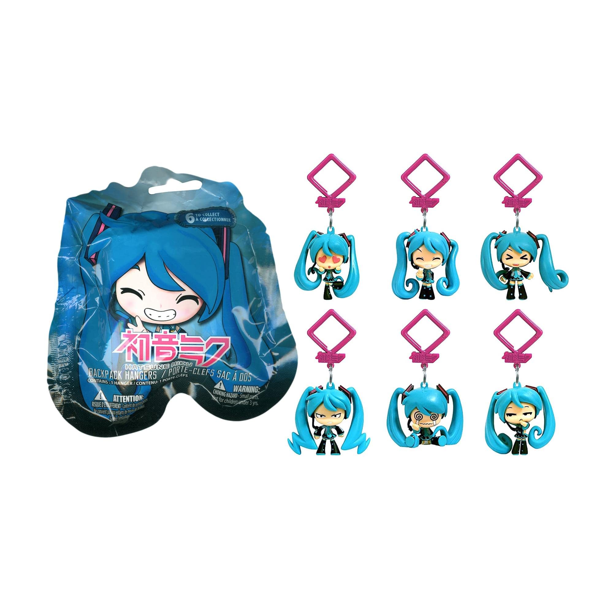 Hot Topic Hatsune Miku Hangers Figure Blind Bag with vibrant packaging for collectors.