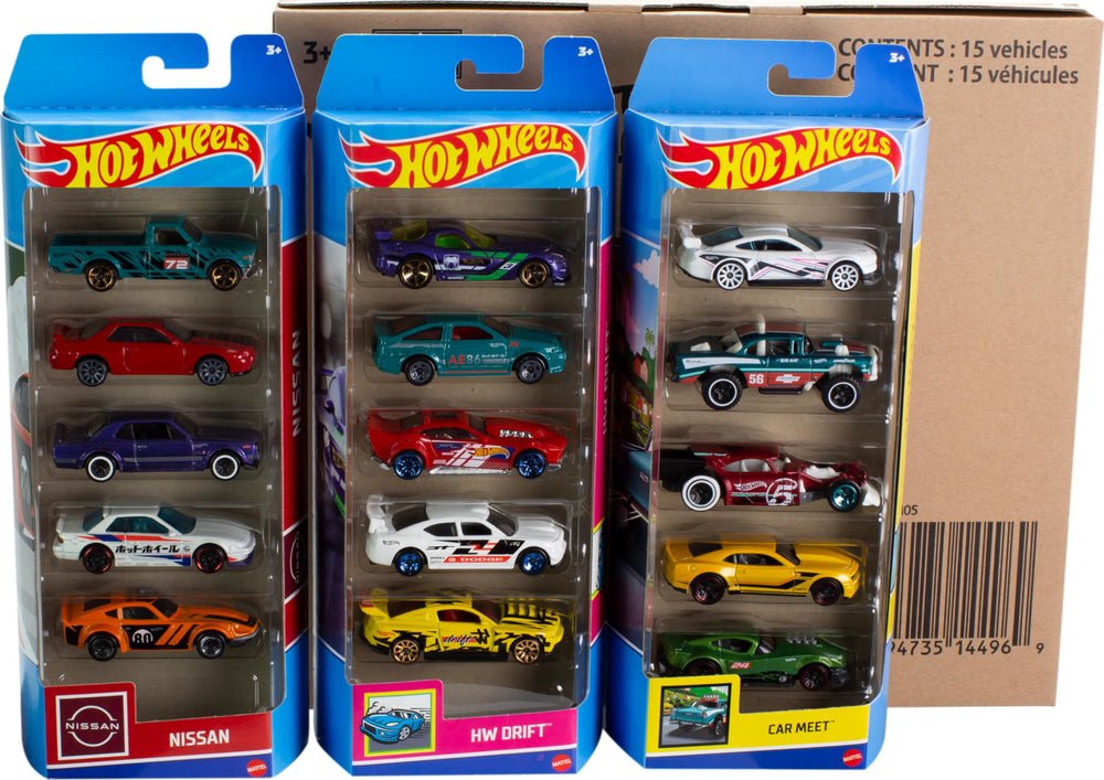 Hot Wheels 1:64 scale die-cast with detailed deco for display.